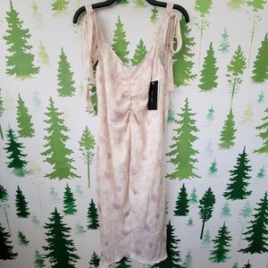 Gökotta Floral Suspender Dress.